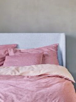 Kissenüberzug OONA, Rosenholz, 40 X 60 Cm, 100 % Baumwolle, Edelflanell, GOTS -Grüne Erde 10414 10415 kissendeckenueberzug oona rosenholz emo