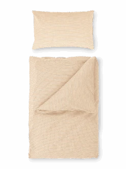 Deckenüberzug ELIF, Mandel, 140 X 200 Cm, 100 % Baumwolle, Renforcé, GOTS