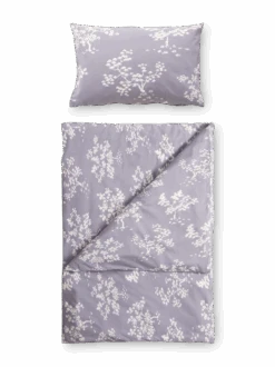 Deckenüberzug AGLAIA, Lavender, 140 X 200 Cm, 100 % Baumwolle, Satin, GOTS