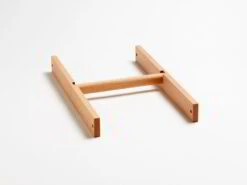 Innenleben Kurido/Hiraki, Kleiderstange Für Kurido Inkl. 2 Stk. Halterungen, 4 Stk. Fachträger,, B = 32 Cm, Buche