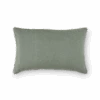 Kissenüberzug NINO, Graugrün, 40 X 60 Cm, 100 % Leinen -Grüne Erde 12573 kissenueberzug nino graugruen frei