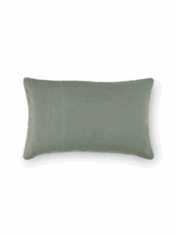 Kissenüberzug NINO, Graugrün, 40 X 60 Cm, 100 % Leinen