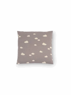 Kissenüberzug HOLLY, Kiesel, 40 X 40 Cm, 100 % Baumwolle, Edelflanell, GOTS