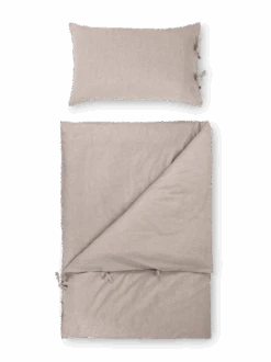 Deckenüberzug ROMY, Magnolie 140 X 200 Cm, 50 % Leinen/50 % Baumwolle, GOTS