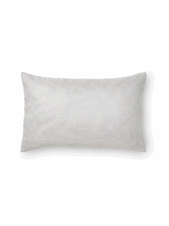 Kissenüberzug NORA, Silberblau, 40 X 60 Cm, 50 % Leinen, 50 % Baumwolle, GOTS