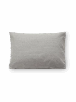 Kissenüberzug LUCA, Graumelange, 40 X 60 Cm, 100 % Baumwolle, Edelflanell, GOTS