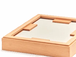 Bilderrahmen Aus Buche 19x23 Cm -Grüne Erde 21550 bilderrahmen vista schraeges profil buche detail