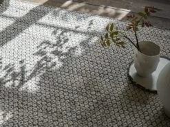 Wollteppich Ambo, GOTS, Grüngrau, 70 X 140 Cm -Grüne Erde 22719 teppich ambo