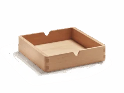 Aufbewahrungsbox Vaso, B 28 X T 28 X H 6,4 Cm, Buche