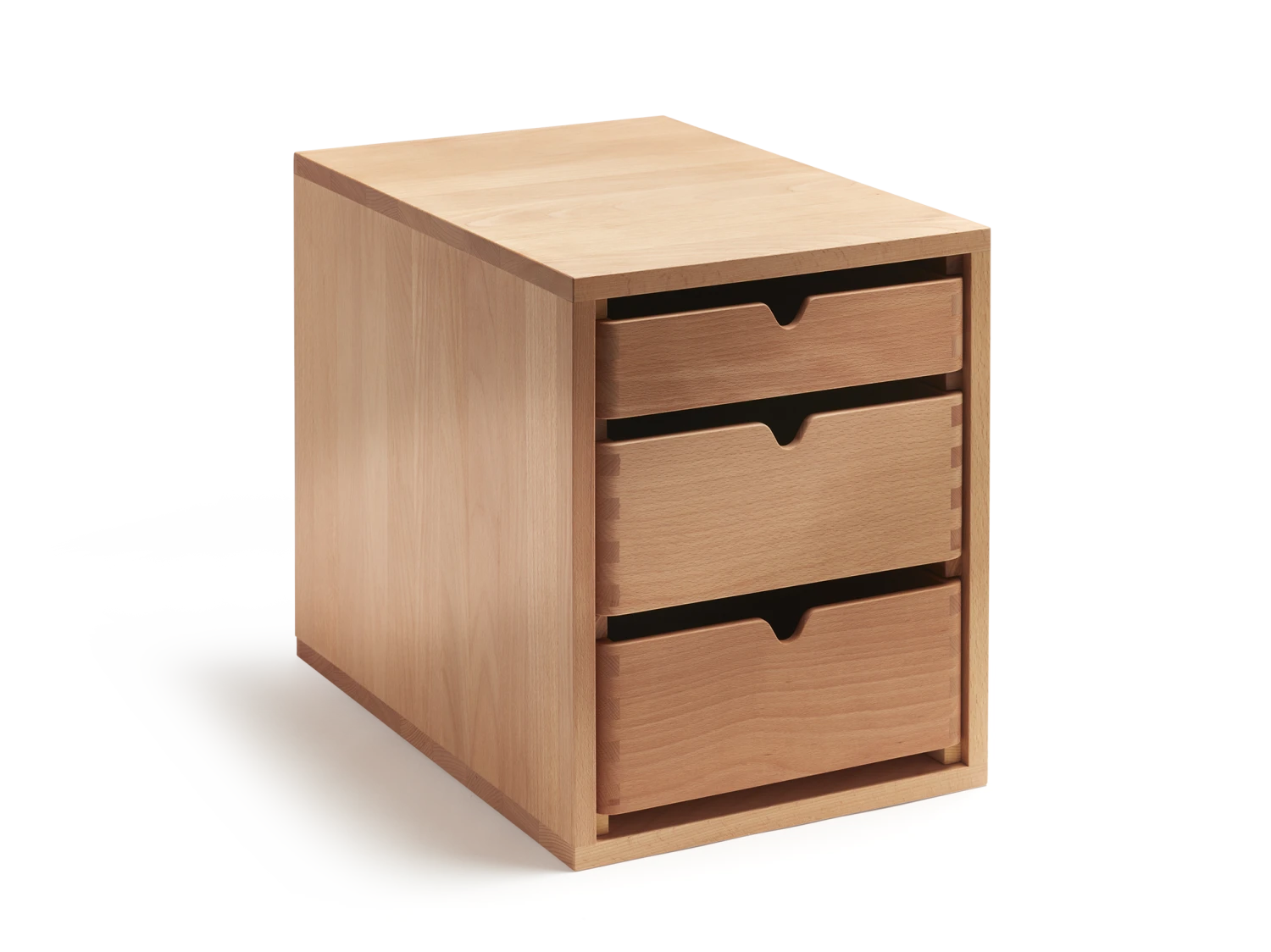 Schubladenbox Vaso In Buche 3 Schubladenbox Vaso In Buche