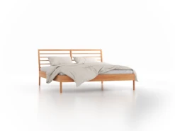 Bett Almeno Mit Sprossen - Betthaupt Horizontal, 180 X 200, Buche
