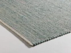 Wollteppich Maturo, Grüngrau, 70 X 140 Cm