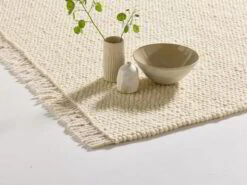 Wollteppich Cheviot, GOTS, Naturweiß Gefärbt, 70 X 140 Cm 9 Wollteppich Cheviot, GOTS, Naturweiß Gefärbt, 70 X 140 Cm -Grüne Erde 38424 cheviot naturweiss naturweiss frei 02