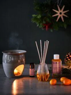 Duftlampe Aus Basalt, H 13 Cm, ø 12 Cm -Grüne Erde 40957 40900 48529 duftlampe aromaoelmischung raumduft emo