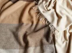 Wohndecke Indian Summer, Braun, Natur, 150 X 200 Cm, 100 % Schurwolle (Lamm), Schurwolle KbT -Grüne Erde 411987 72201 wohndecke lady grey indian summer emo