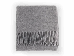 Wohndecke Joona, Hellgrau Melange, 130 X 200 Cm, 50 % Schurwolle (Lamm), 50 % Rezyklierte Schurwolle (Lamm), Eco-wool