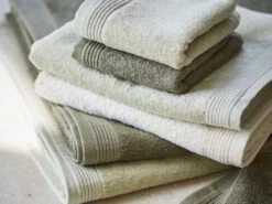 Handtuch Halbleinen, Pistazie, 50 X 100 Cm, 50 % Leinen / 50 % Baumwolle, GOTS