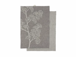 2-er Set Geschirrtücher Amelie, Schiefer, 45 X 70 Cm, 50 % Baumwolle/50 % Leinen, GOTS -Grüne Erde 413157 2er set geschirrtuecher amelie frei