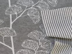 2-er Set Geschirrtücher Amelie, Schiefer, 45 X 70 Cm, 50 % Baumwolle/50 % Leinen, GOTS