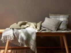 Wohndecke Ella, Koriander, 130 X 200 Cm, 100 % Schurwolle (Lamm), Eco-wool