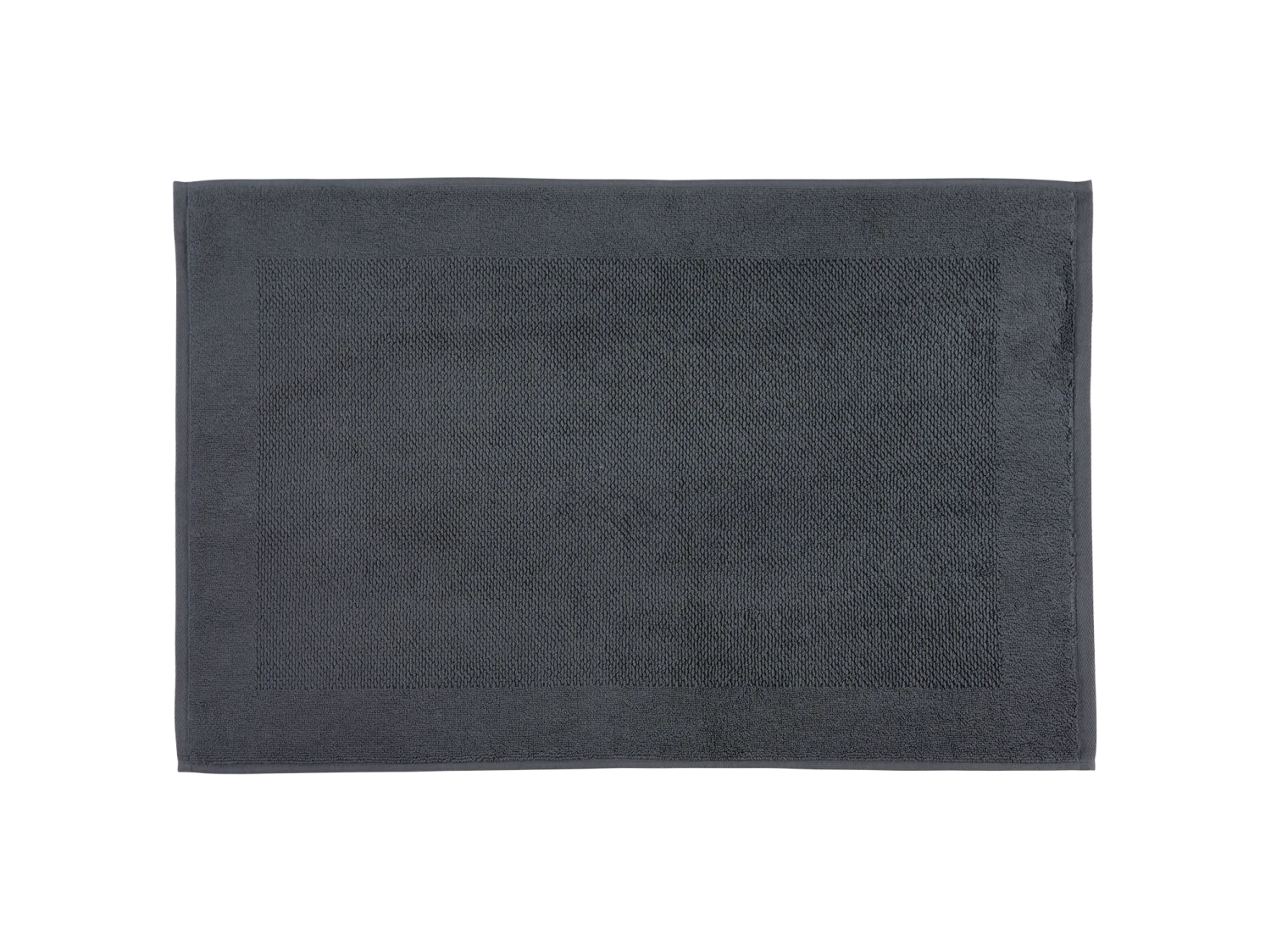 Badematte Perlfang, Schiefer, 50 X 70 Cm, 100 %Baumwolle, GOTS 3 Badematte Perlfang, Schiefer, 50 X 70 Cm, 100 %Baumwolle, GOTS