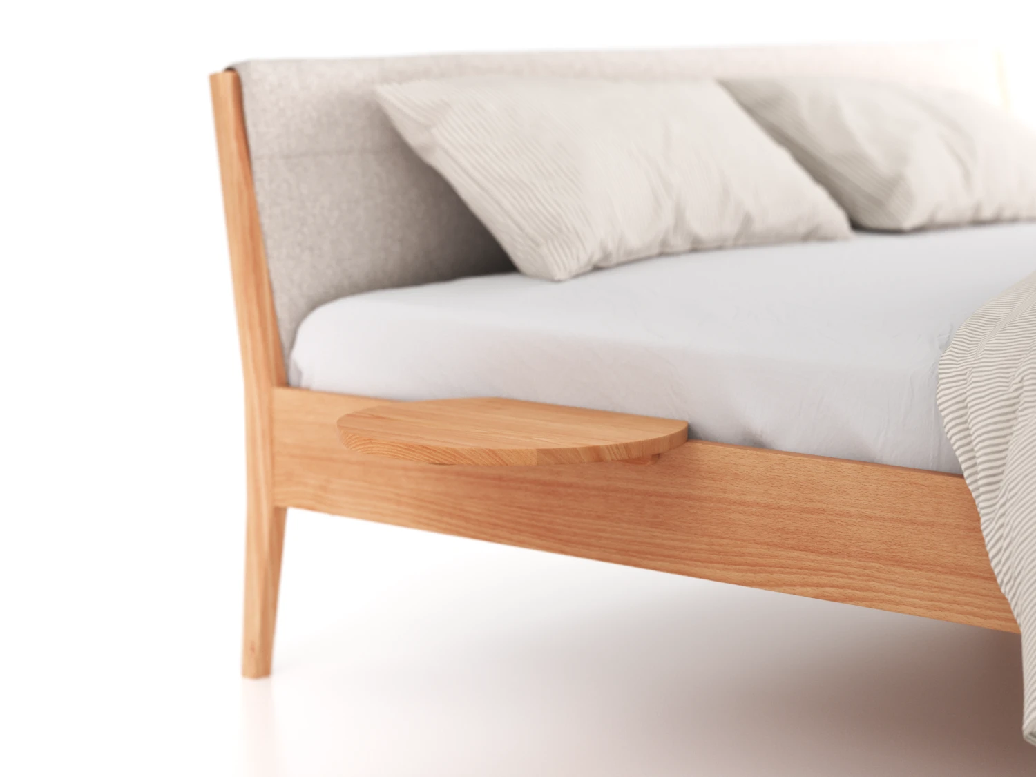 Ablageboard Für Bett Almeno, Buche 4 Ablageboard Für Bett Almeno, Buche – Bild 2