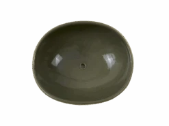 Seifenschale Aus Keramik, Salbei, Oval, Ca. 13 X 10,5 X 4,5 Cm