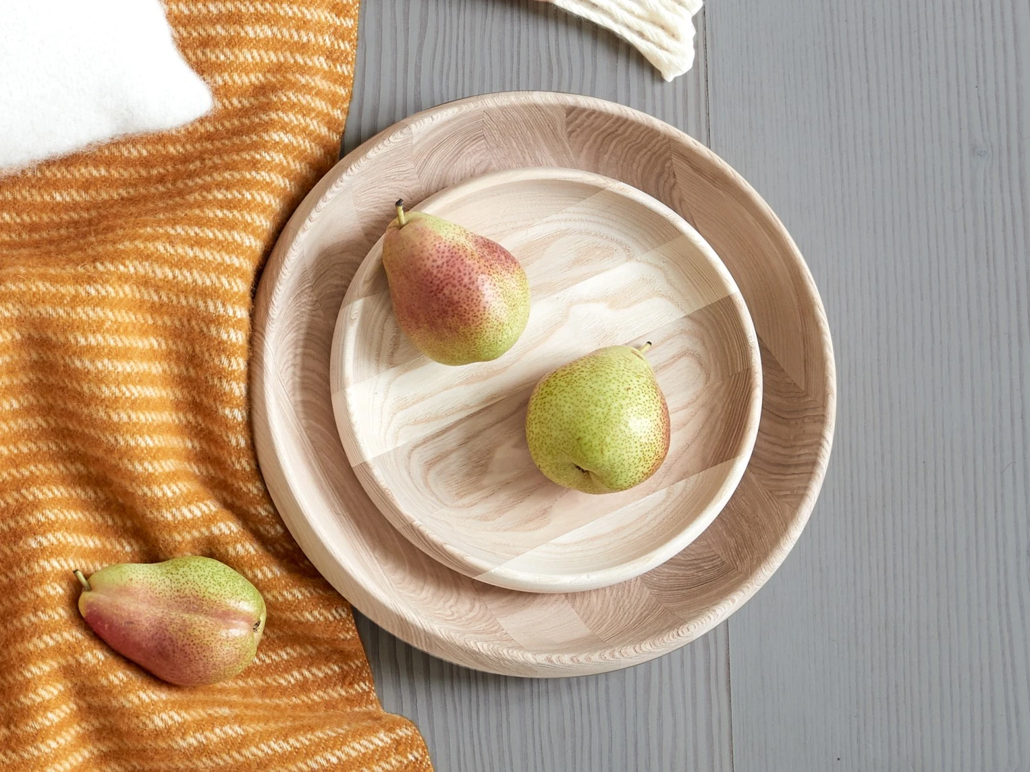 Schale Aus Esche, Mittel, ø 31 Cm 4 Schale Aus Esche, Mittel, ø 31 Cm – Bild 2