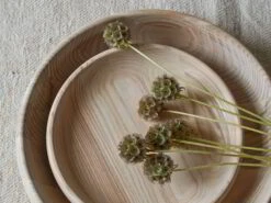 Schale Aus Esche, Mittel, ø 31 Cm