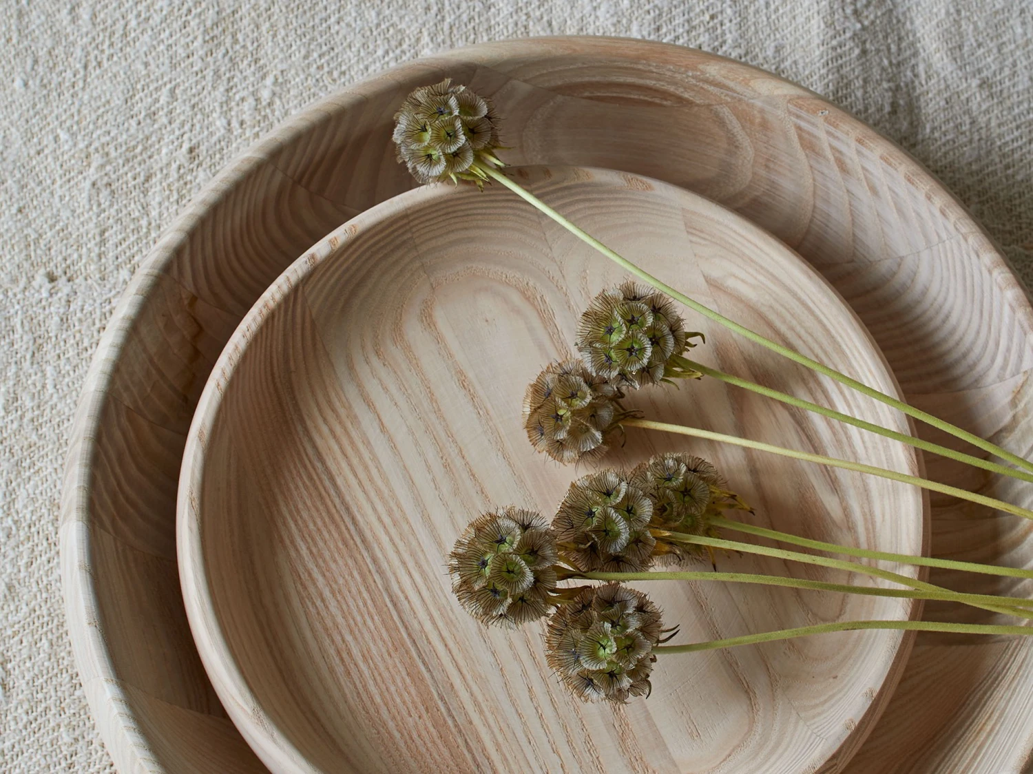 Schale Aus Esche, Mittel, ø 31 Cm 3 Schale Aus Esche, Mittel, ø 31 Cm