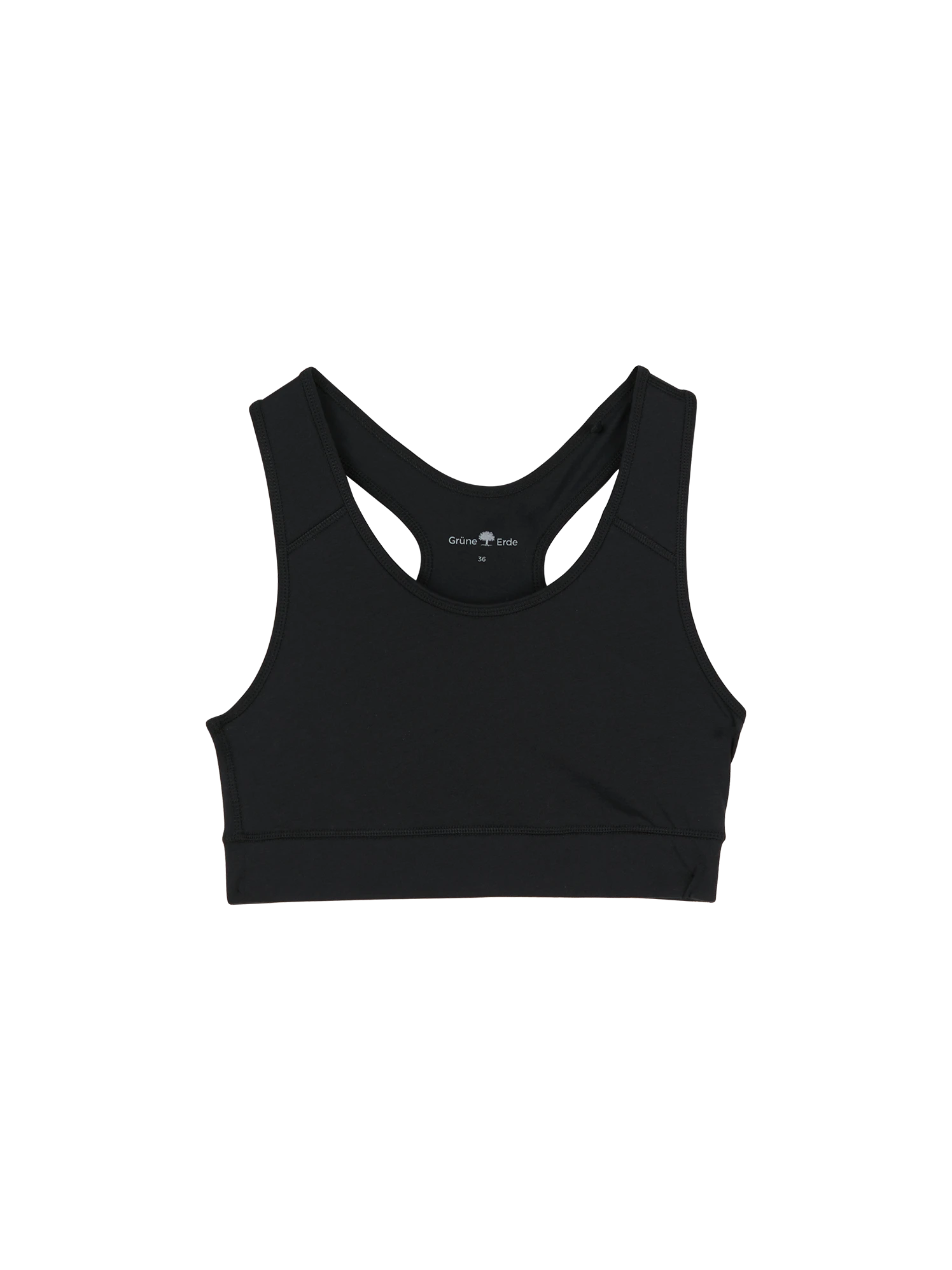 Yoga Bra Aus Bio Baumwolle, 01 Schwarz, 38 3 Yoga Bra Aus Bio Baumwolle, 01 Schwarz, 38