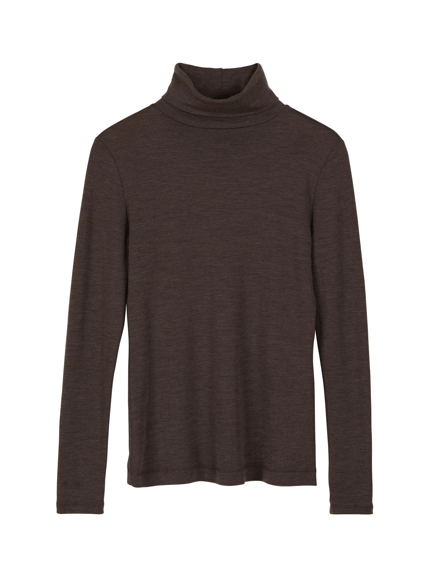 Rollkragenshirt Aus Bio Wolle, 62 Walnuss Melange, S, GOTS 9 Rollkragenshirt Aus Bio Wolle, 62 Walnuss Melange, S, GOTS – Bild 7