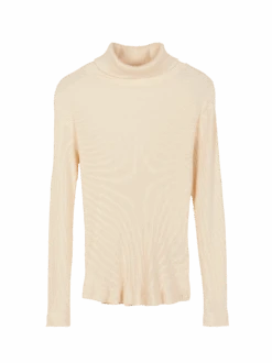 Rollkragenshirt Aus Bio Baumwolle, 13 Natur, S, GOTS