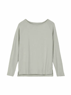 Langarmshirt Aus Bio-Baumwolle, 42 Mint, 38, GOTS