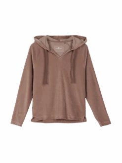 Kapuzenpullover Aus Bio Baumwolle, 74 Malve, S, GOTS -Grüne Erde 45 1161 pulli 74malve2600 frei 01