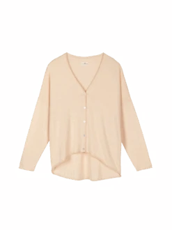 Strickjacke Aus Bio-Baumwolle, 20 Creme, S, GOTS -Grüne Erde 45 2458 weste 20creme2589 frei 01