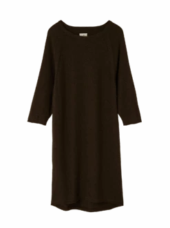 Strickkleid Aus Yakwolle, 69 Kakao, S -Grüne Erde 45 7516 kleid 69cacao2647 frei 01