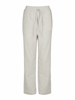 Lange Schlafhose Aus Bio-Baumwolle, 97 Flanell Streif Grau, S, GOTS