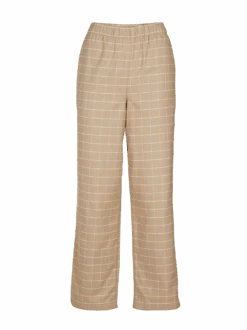 Lange Schlafhose Aus Bio-Baumwolle, 44 Sand Melange, S -Grüne Erde 45 8477 hose 44sand2827 frei 01