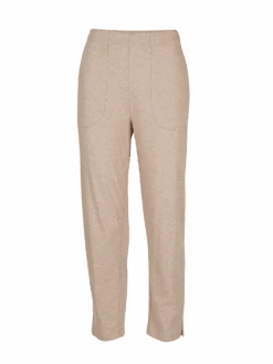 Schlafhose Aus Bio-Baumwolle, 44 Sand Melange, S, GOTS