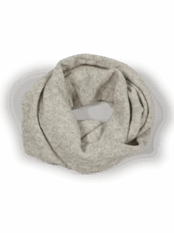 Strickschal Aus Alpakawolle, 04 Grau Melange, One Size