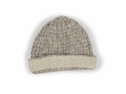 Strickmütze Aus Alpakawolle Und Baumwolle, 04 Grau Melange, One Size -Grüne Erde 45 9824 muetze 04grau3077 frei 01