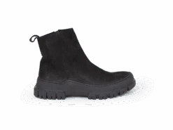 Stiefelette, 100 % Leder, 01 Schwarz, 38