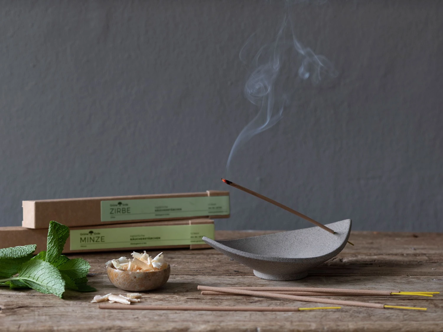 Räucherstäbchenhalter Aus Basalt, Unglasiert, 17 X 9,5 X 3,5 Cm 5 Räucherstäbchenhalter Aus Basalt, Unglasiert, 17 X 9,5 X 3,5 Cm – Bild 3