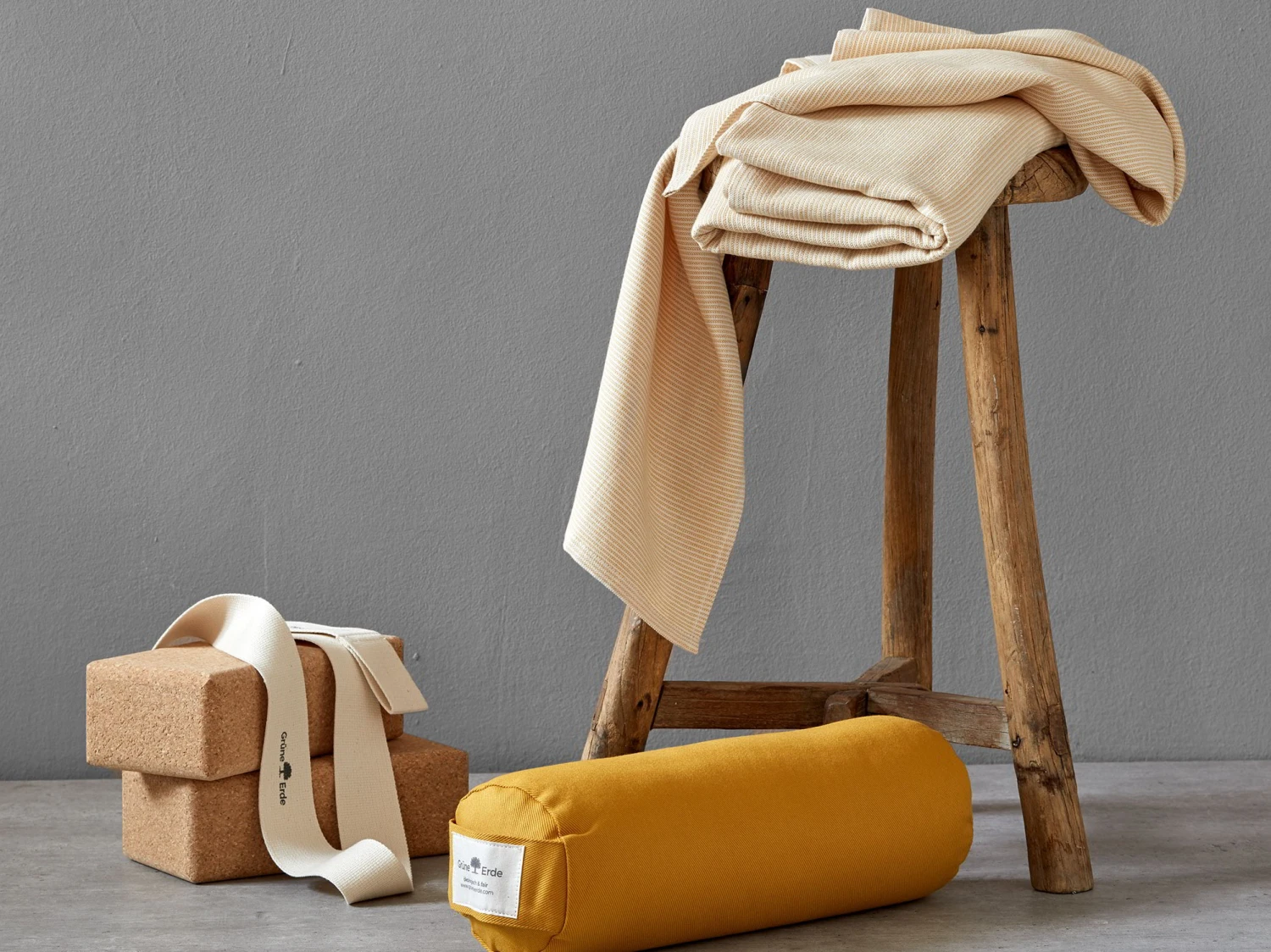 Yogablock Aus Kork, Einzeln Oder Im Set 3 Yogablock Aus Kork, Einzeln Oder Im Set – Bild 2