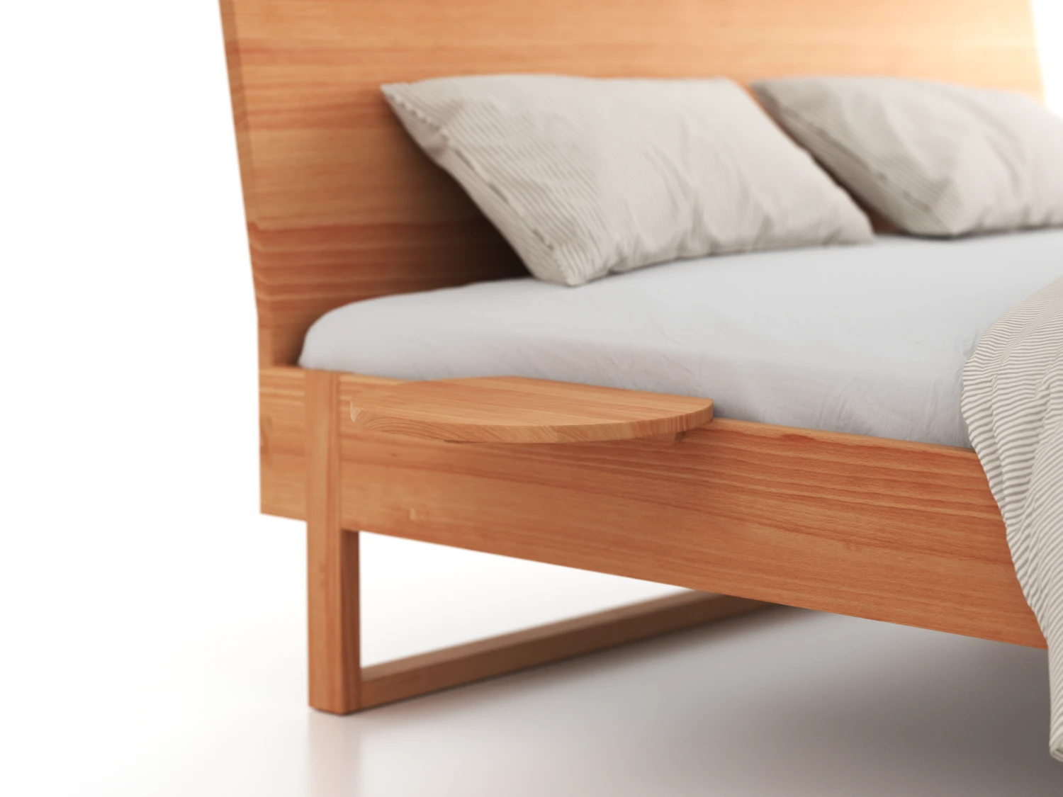 Ablageboard Für Bett Akato, Buche 4 Ablageboard Für Bett Akato, Buche – Bild 2