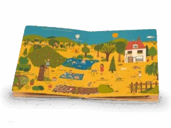 Buch: Alle Vier Jahreszeiten, 16 Seiten -Grüne Erde 48881 buch vierjahreszeiten offen