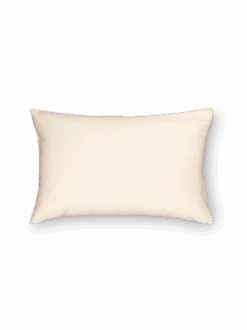 Kissenüberzug ALVA, Natur, 40 X 60 Cm, 100 % Baumwolle, Biber-Flanell, GOTS