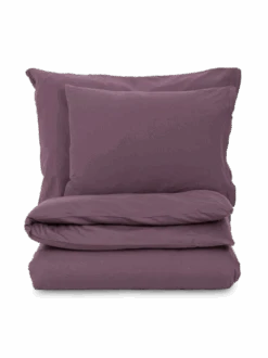 Deckenüberzug ANNA, Pflaume, 140 X 200 Cm, 100 % Baumwolle, Jersey, BioRe, GOTS -Grüne Erde 4929 4930 stapel anna pflaume frei