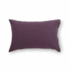 Kissenüberzug ANNA, Pflaume, 40 X 60 Cm, 100 % Baumwolle, Jersey, BioRe, GOTS -Grüne Erde 4929 kissenueberzug anna pflaume frei